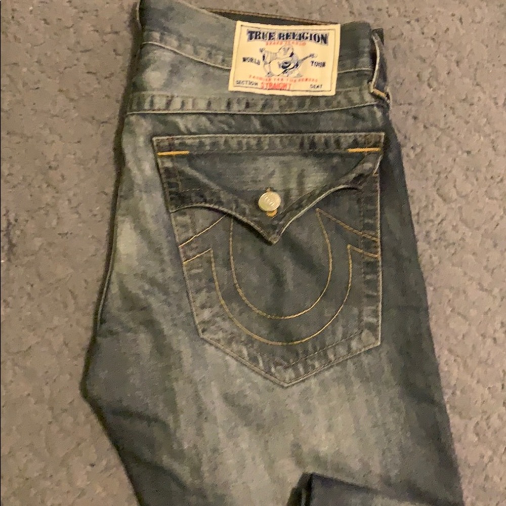 True Religion sz 33 jeans straight fit